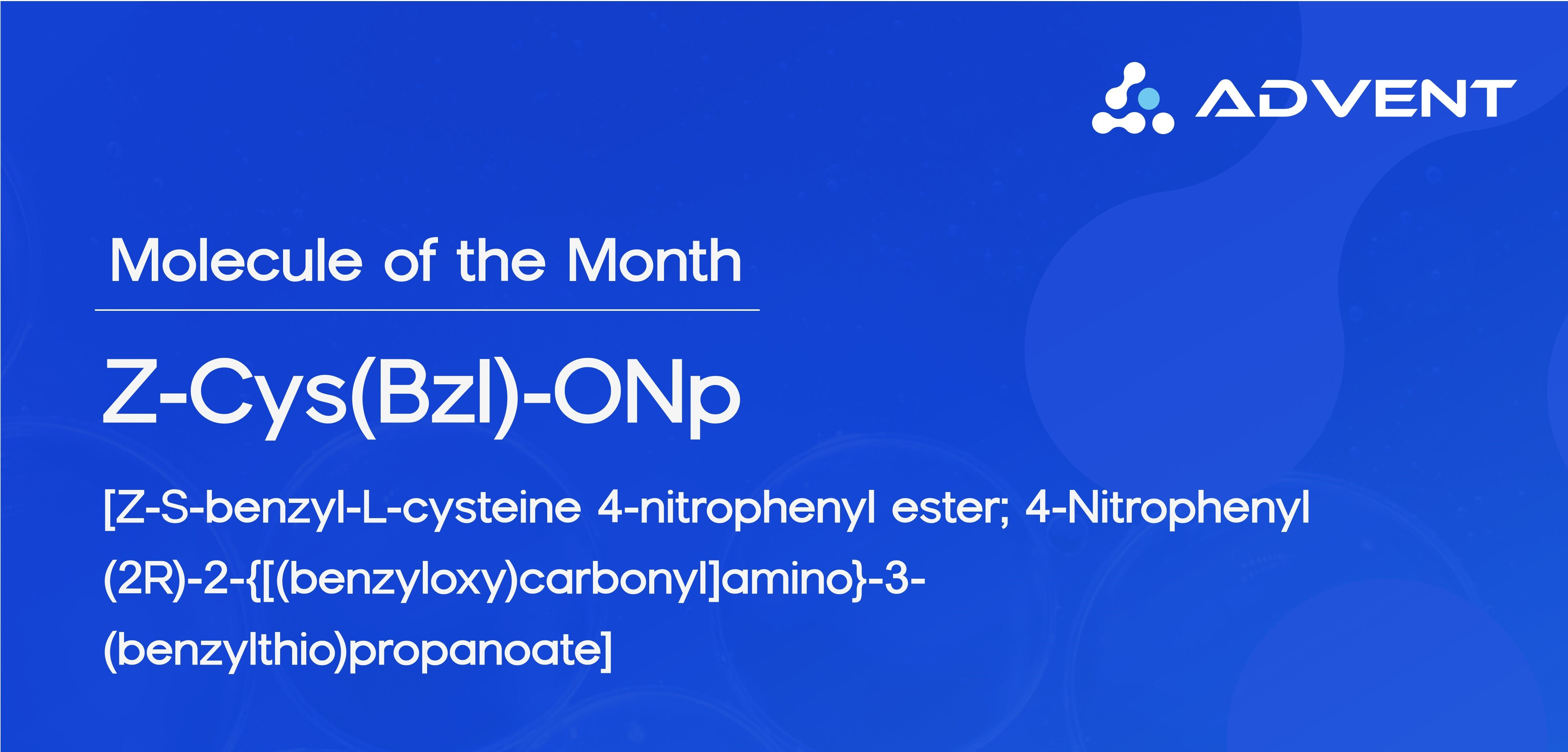 Molecule of the Month: Z-Cys(Bzl)-ONp Powers the Future of Peptide Therapeutics