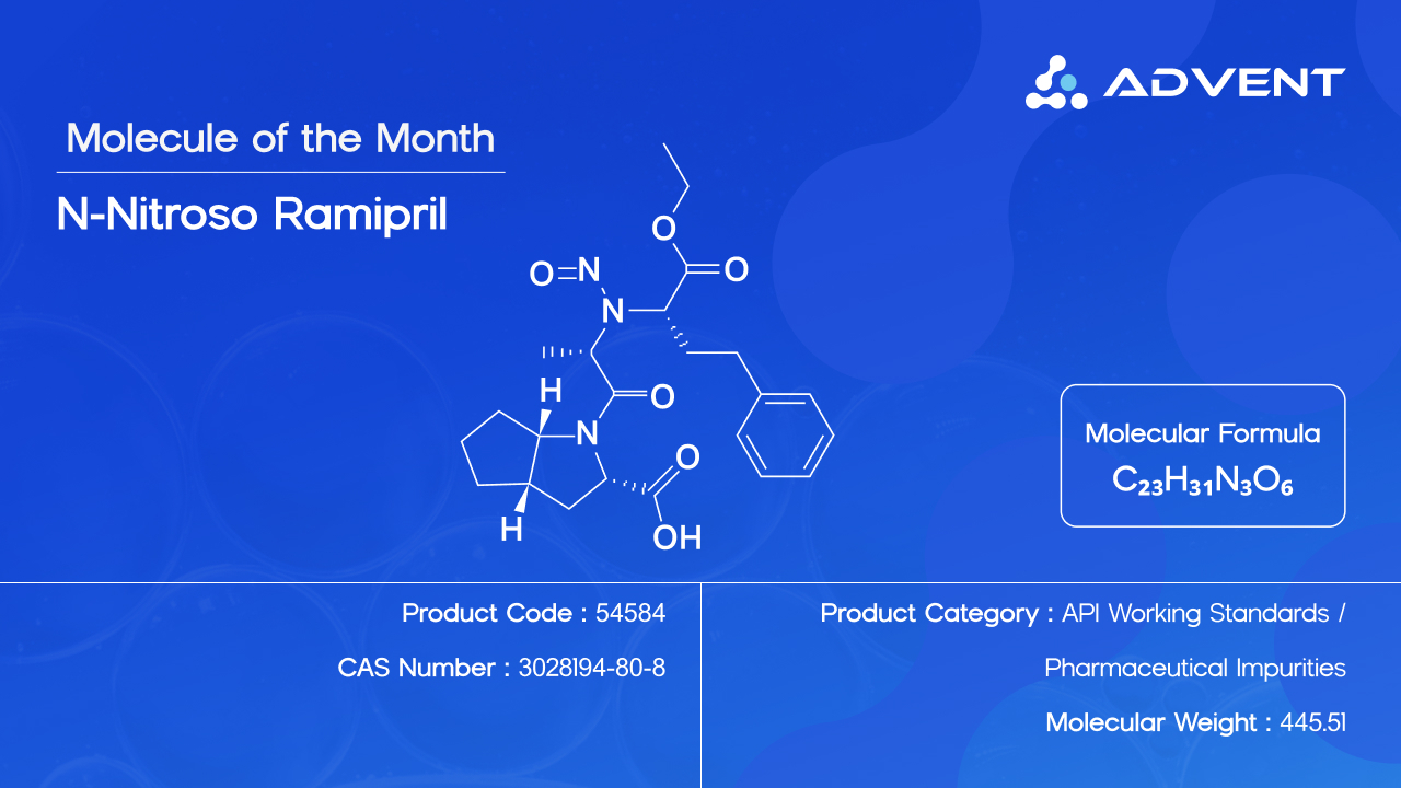 Advent Launches N-Nitroso Ramipril Working Standard to Support Nitrosamine Impurity Testing in Pharmaceutical Manufacturing