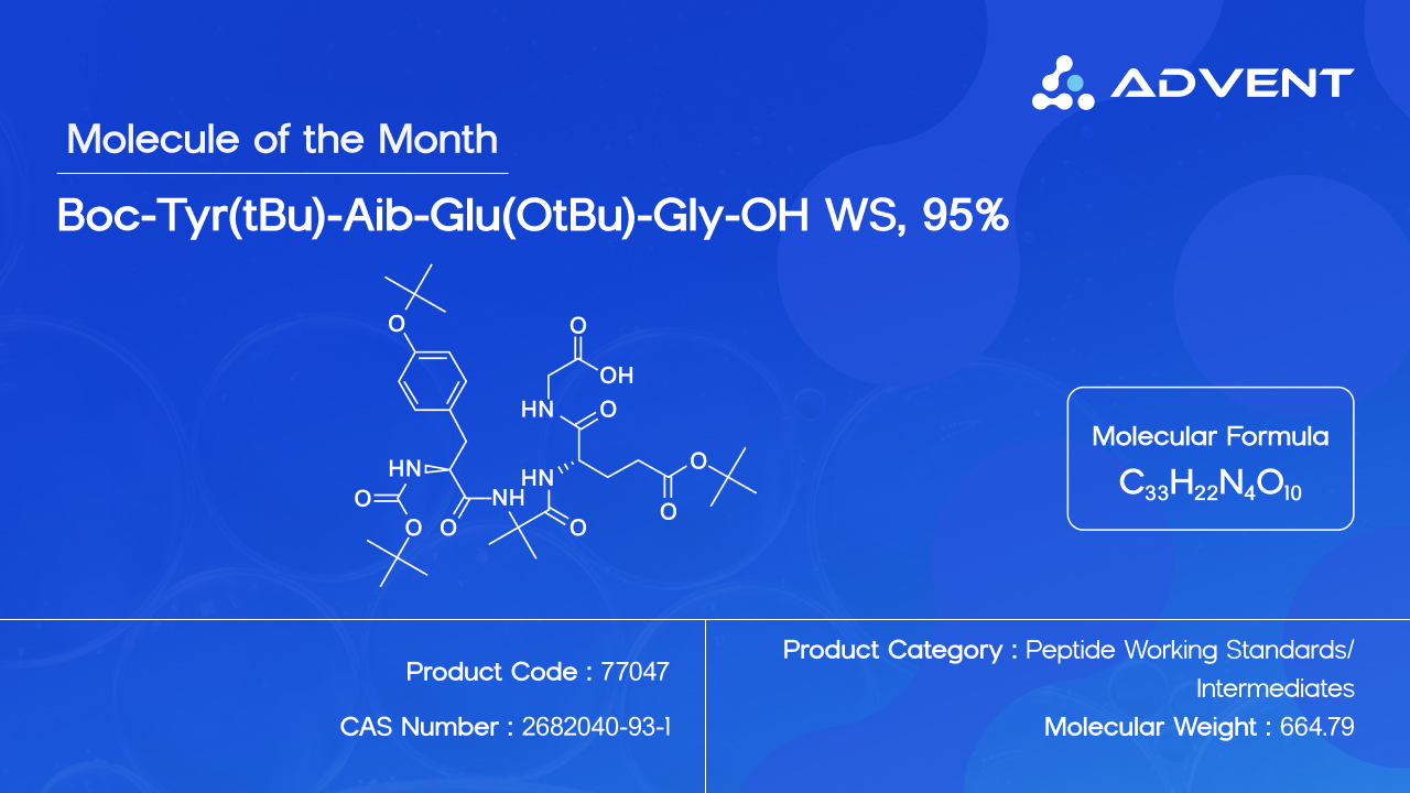 Advent Announces Availability of Boc-Tyr(tBu)-Aib-Glu(OtBu)-Gly-OH as a High-Purity Peptide Working Standard, Supporting Tirzepatide Development Worldwide